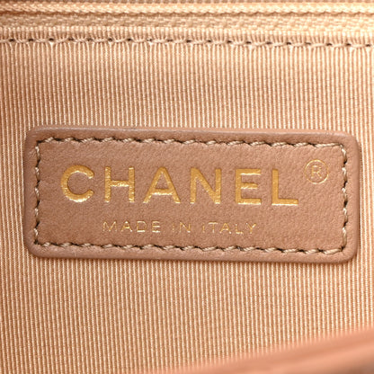 Chanel Calfskin Chevron Gabrielle Flap Brown 6 of 9