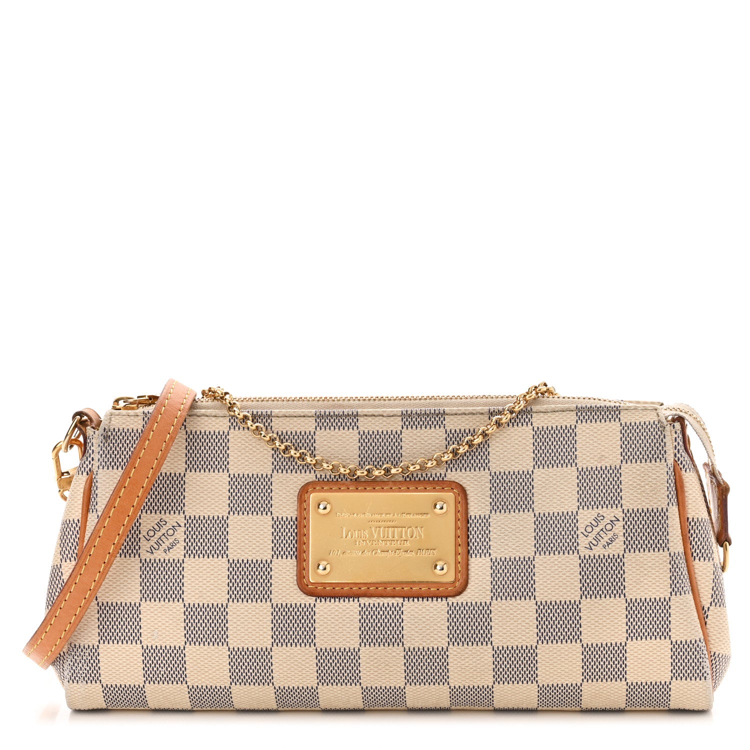 Louis Vuitton Damier Azur Eva Clutch 1 of 11