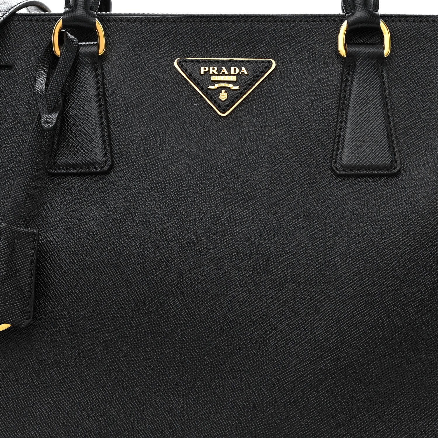 Prada Saffiano Lux Medium Galleria Double Zip Tote Black 11 of 18