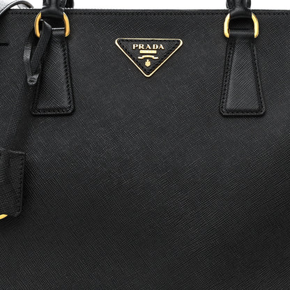 Prada Saffiano Lux Medium Galleria Double Zip Tote Black 11 of 18