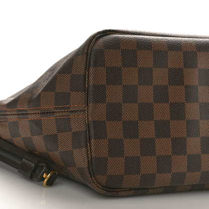 Louis Vuitton Damier Ebene Neo Neverfull MM Rose Ballerine 9 of 10