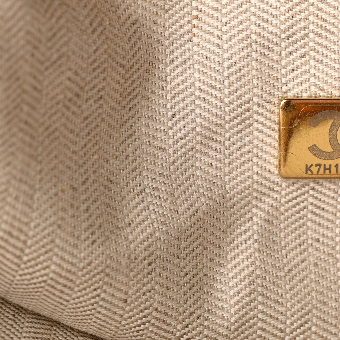 Suede Quilted Neo Cabas Small Shopping Tote Dark Beige