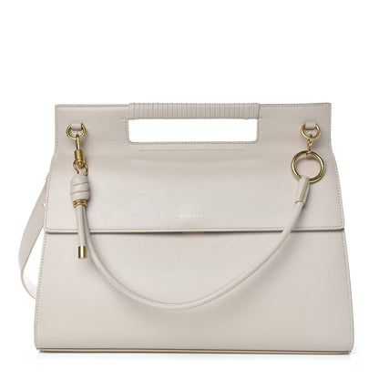 Givenchy Calfskin Large Whip Top Handle Shoulder Bag Natural 1 of 9