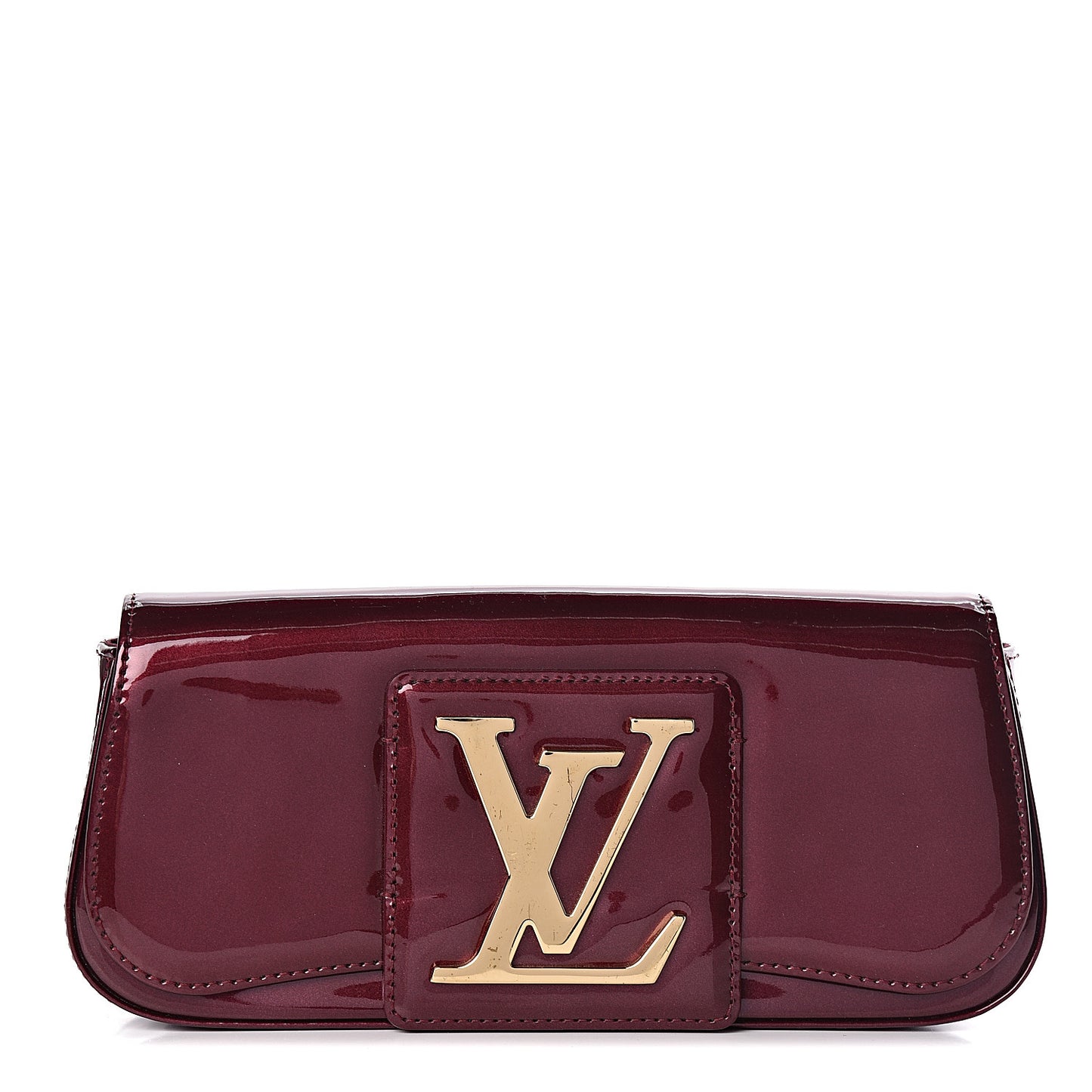 Patent Sobe Clutch Rouge Fauviste