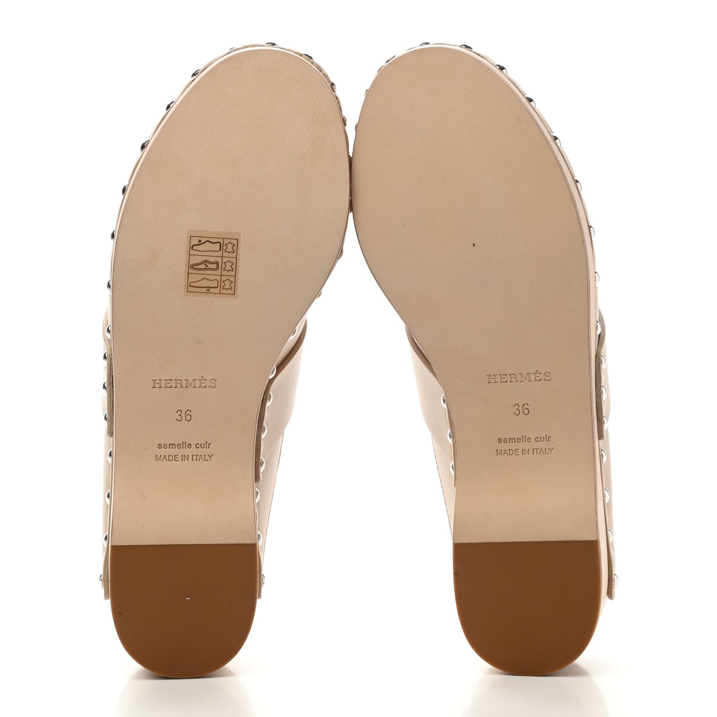 Calfskin Calya Mules 36 Hetre