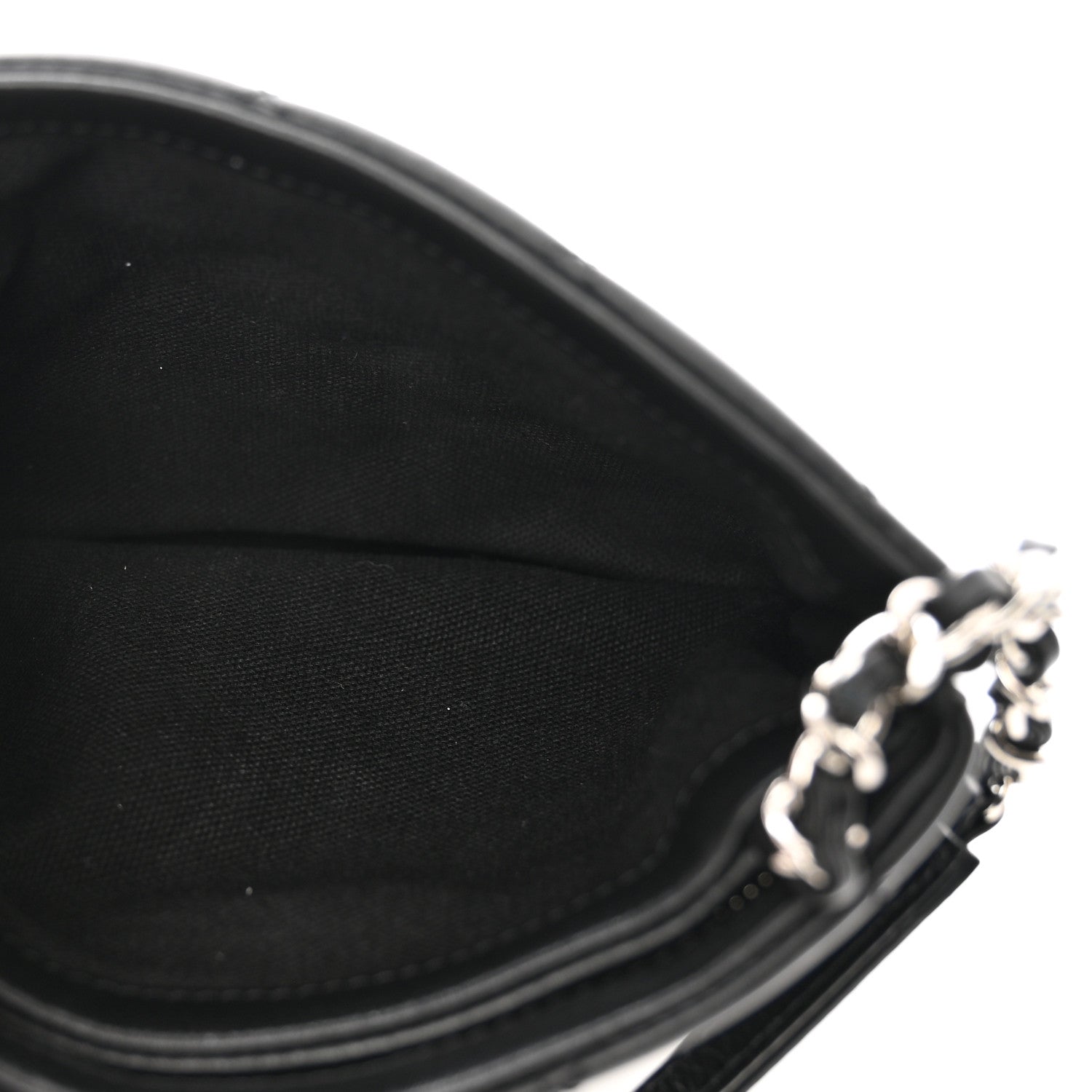 Chanel Lambskin Quilted Crossbody Bag Black 6 of 9