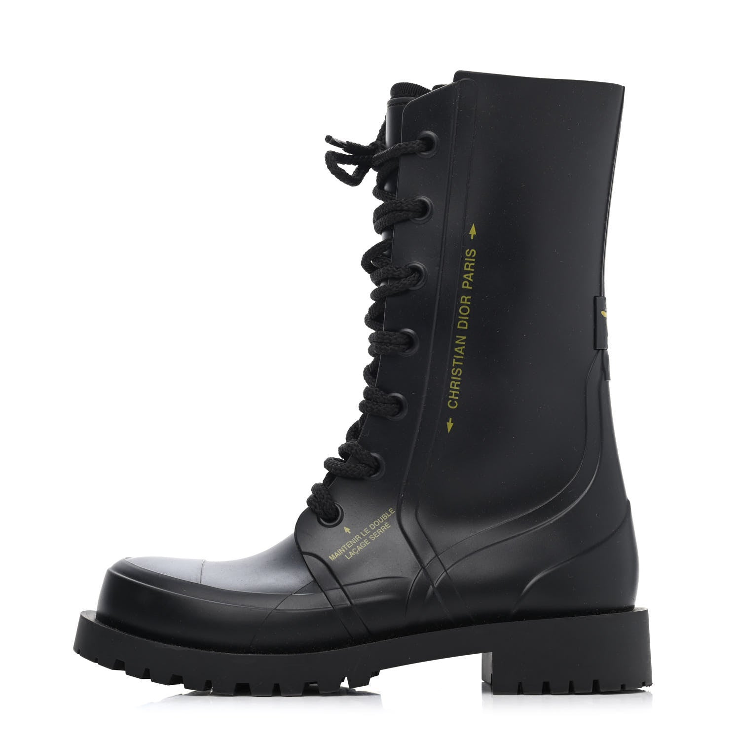 Christian Dior Rubber Diorcamp Low Boots 35 Black 1 of 4
