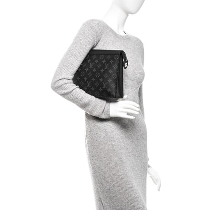 Louis Vuitton Monogram Eclipse Pochette Voyage MM 2 of 7