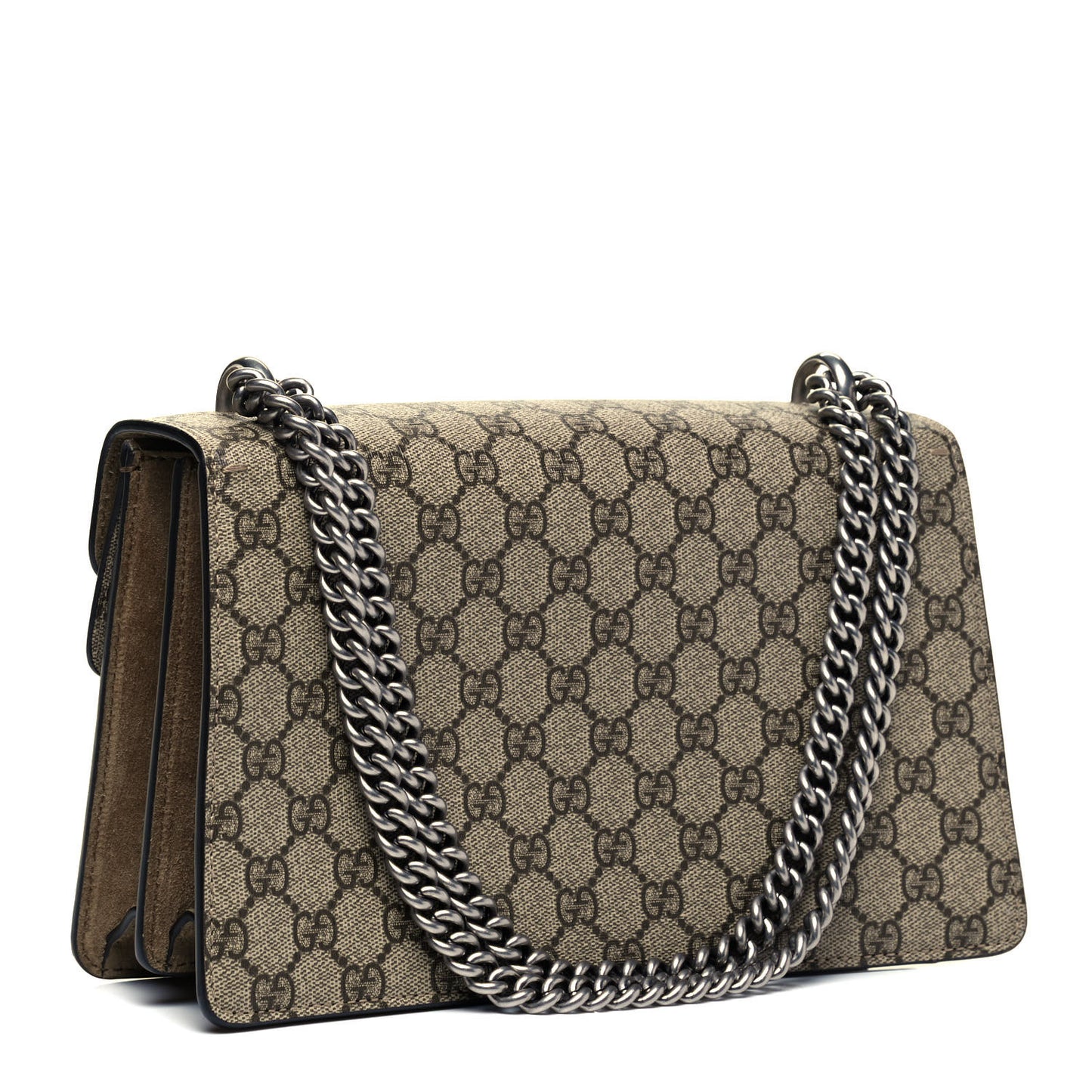 GG Supreme Monogram Small Dionysus Shoulder Bag Taupe