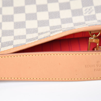 Louis Vuitton Damier Azur Delightful MM Pink 10 of 12