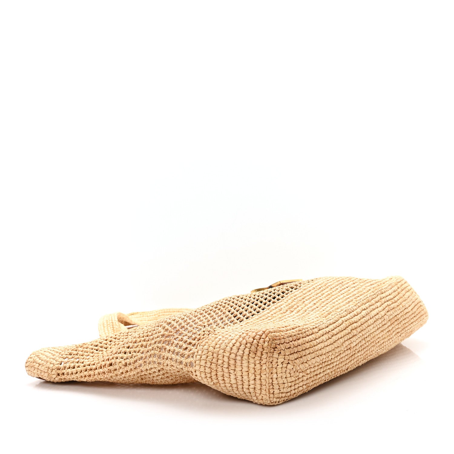 Saint Laurent Raffia Icare Shopping Tote Natural 4 of 11