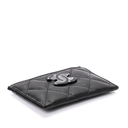 Chanel Caviar Quilted My Everything Card Holder Black 4 of 8