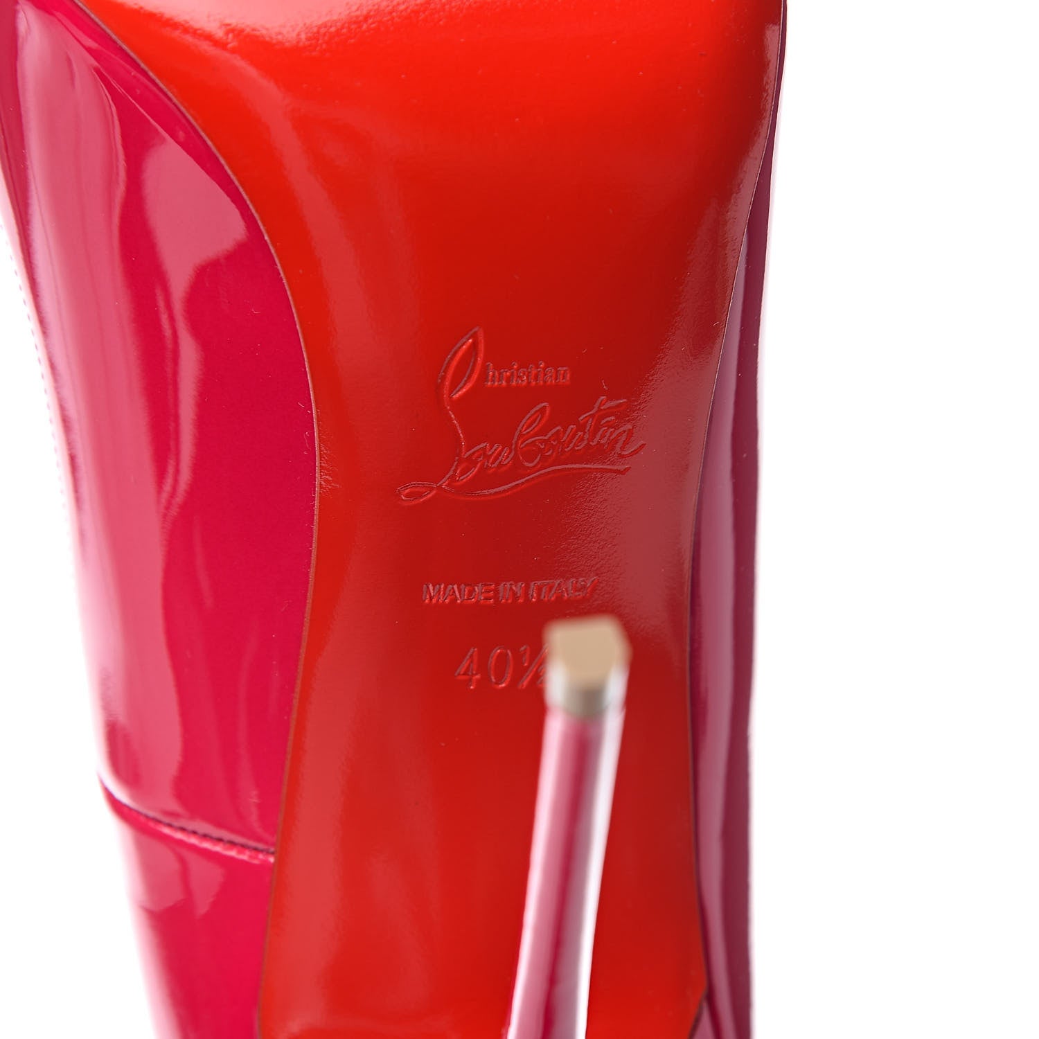 Christian Louboutin Patent So Kate 120 Pumps 40.5 Rosa 6 of 7
