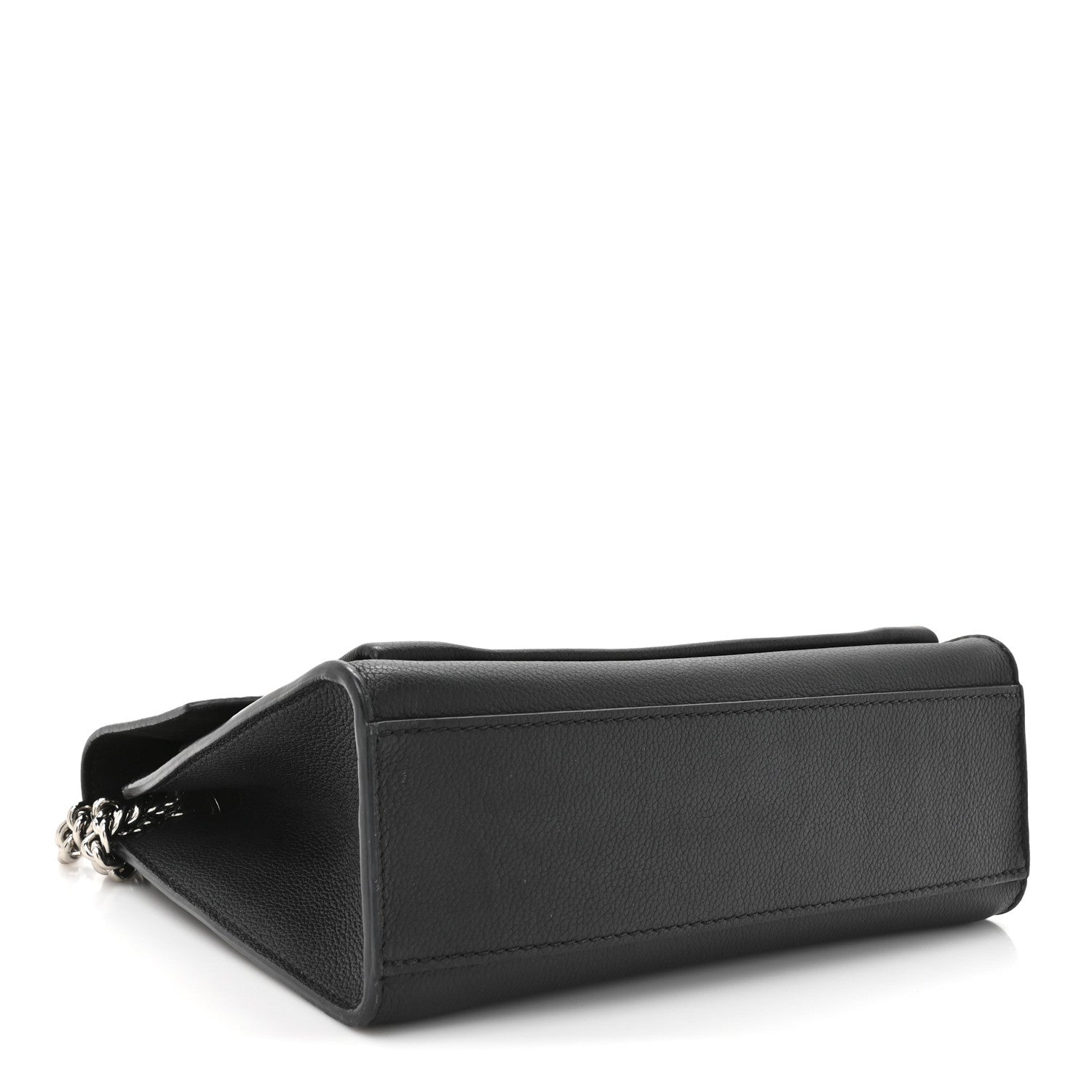 Louis Vuitton Soft Calfskin Mylockme Chain Bag BB Black 4 of 12