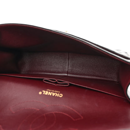 Chanel Lambskin Quilted Jumbo Double Flap Black 8 of 31