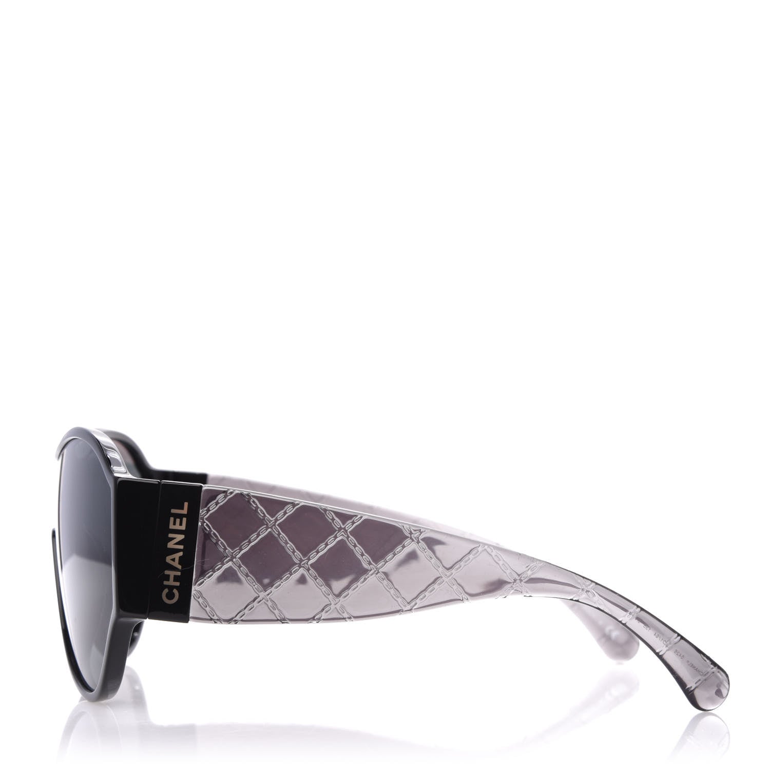 Chanel Acetate Quilted CC Sunglasses 5426 Black 3 of 8