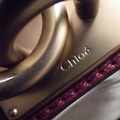 Chloe Leather Large Paddington Hobo Grenat 10 of 13