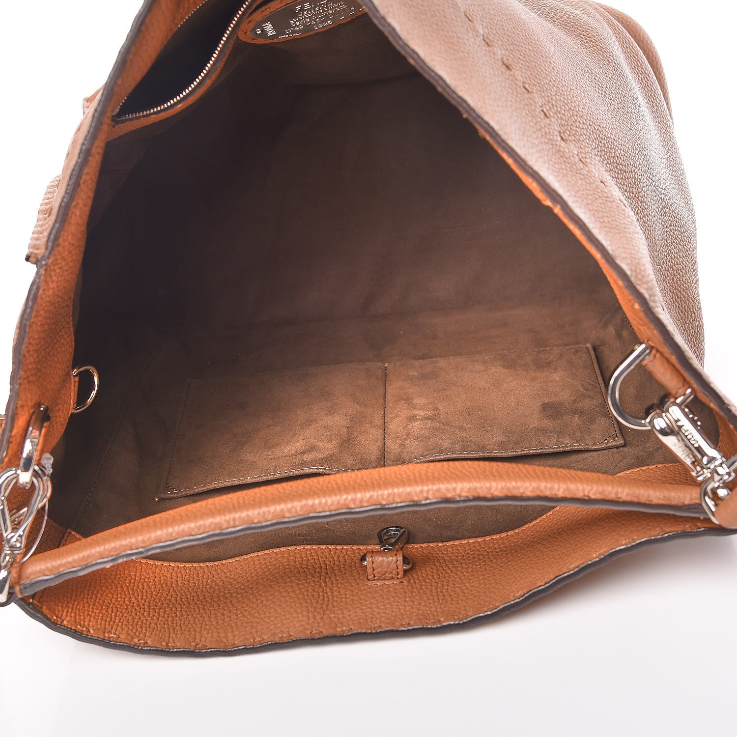 Fendi Cuoio Romano Selleria Large Anna Bucket Bag Mou 7 of 10