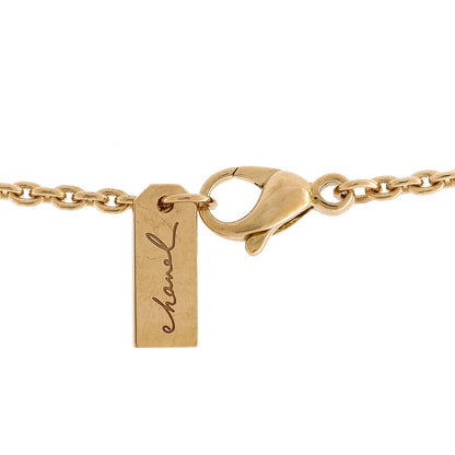 Chanel 18K Yellow Gold Diamond Talismans Medal Pendant Necklace 5 of 7