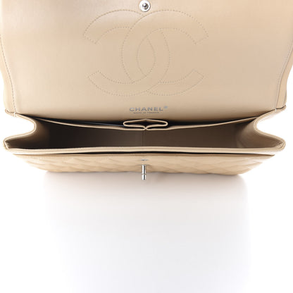Chanel Lambskin Quilted Jumbo Double Flap Beige Clair 5 of 12