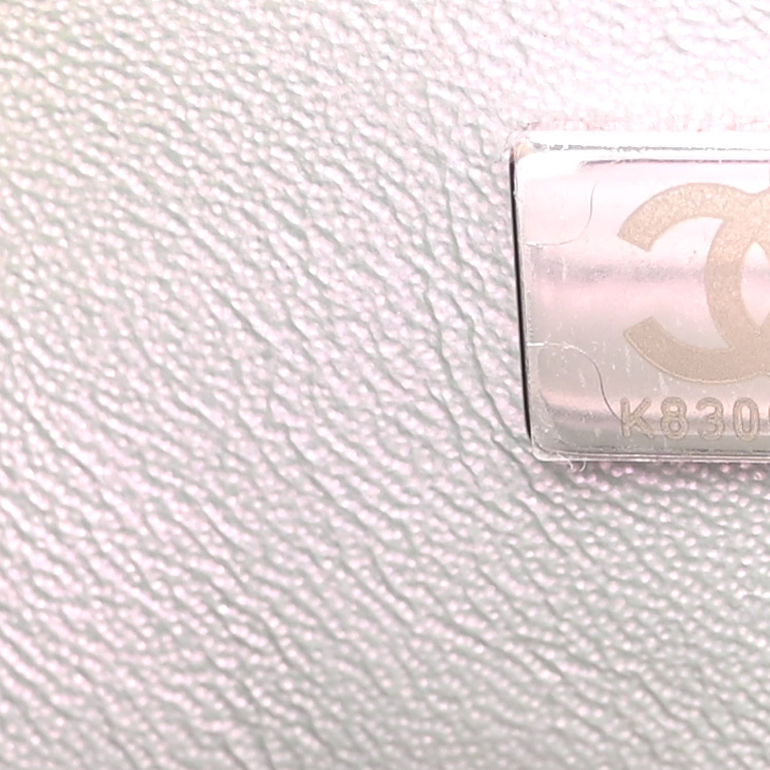 Chanel Iridescent Calfskin Quilted Mini Rectangular Flap Light Purple 7 of 10