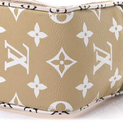 Louis Vuitton Monogram Giant Beach Pouch Kaki 8 of 10