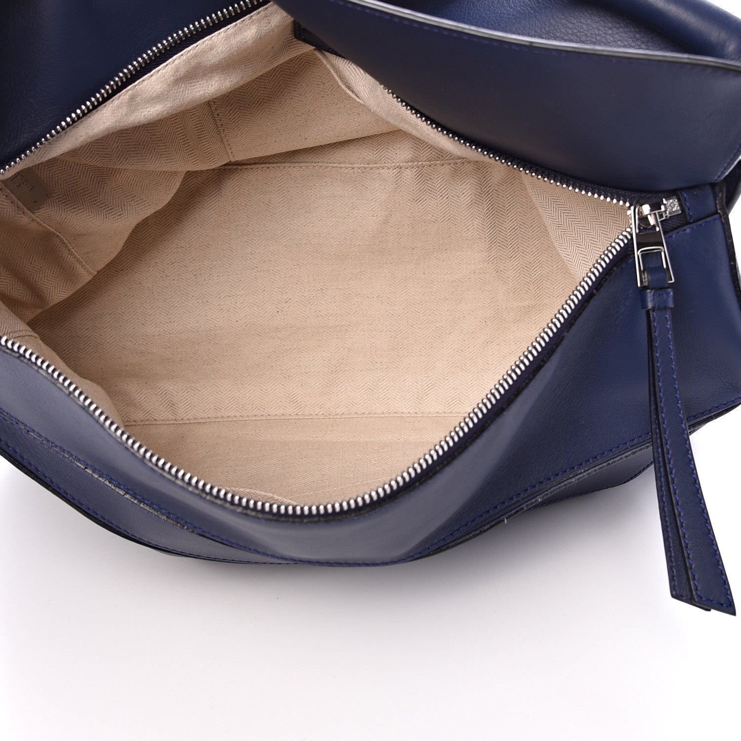 Loewe Calfskin Large Puzzle Bag Deep Blue 4 of 10
