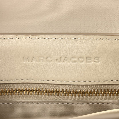 Marc Jacobs Calfskin Large The Covered J Marc Saddle Bag Cloud White 6 of 9