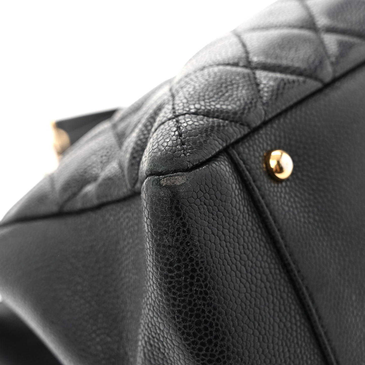 Caviar Quilted XL Grand Shopping Tote GST Black