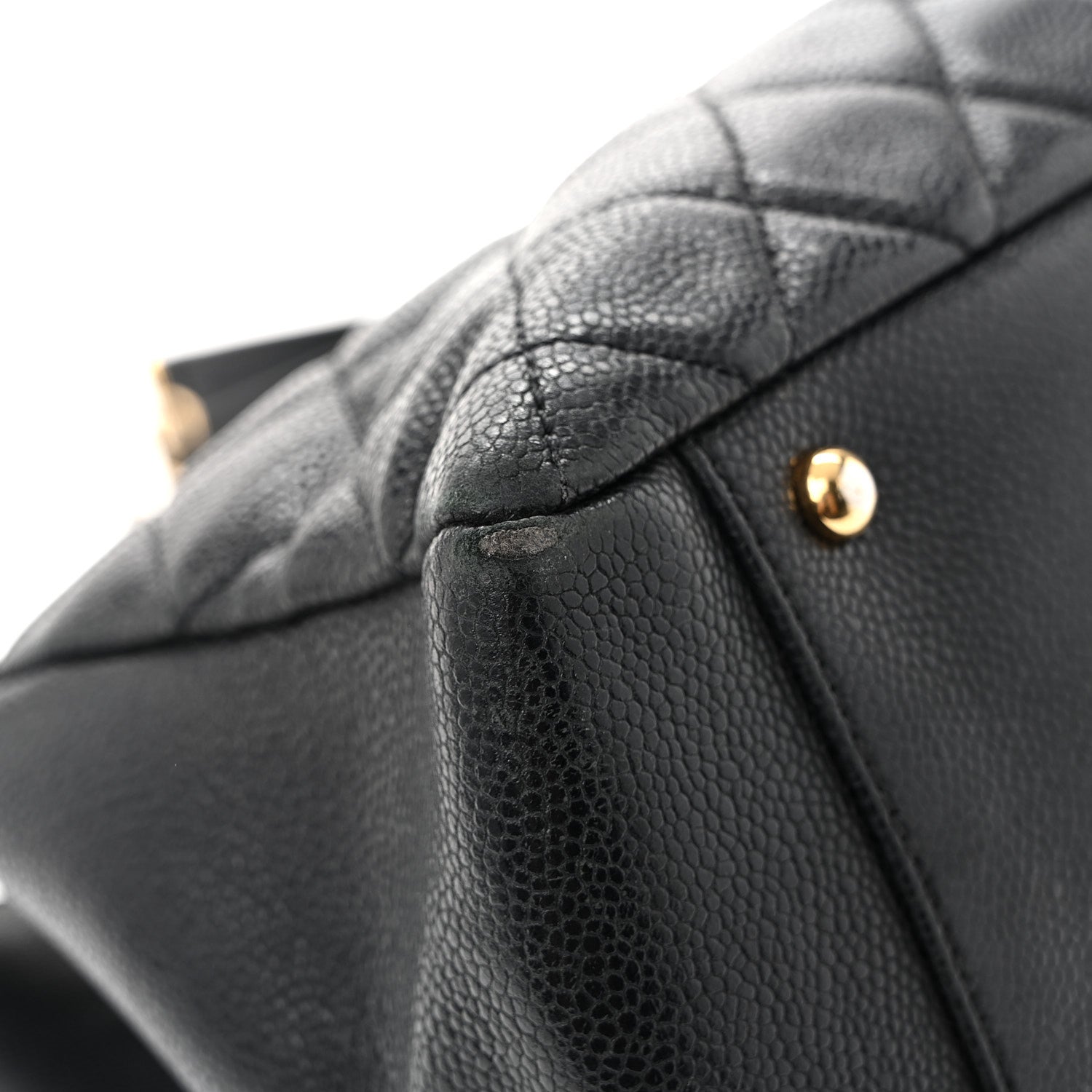 Chanel Caviar Quilted XL Grand Shopping Tote GST Black 13 of 16