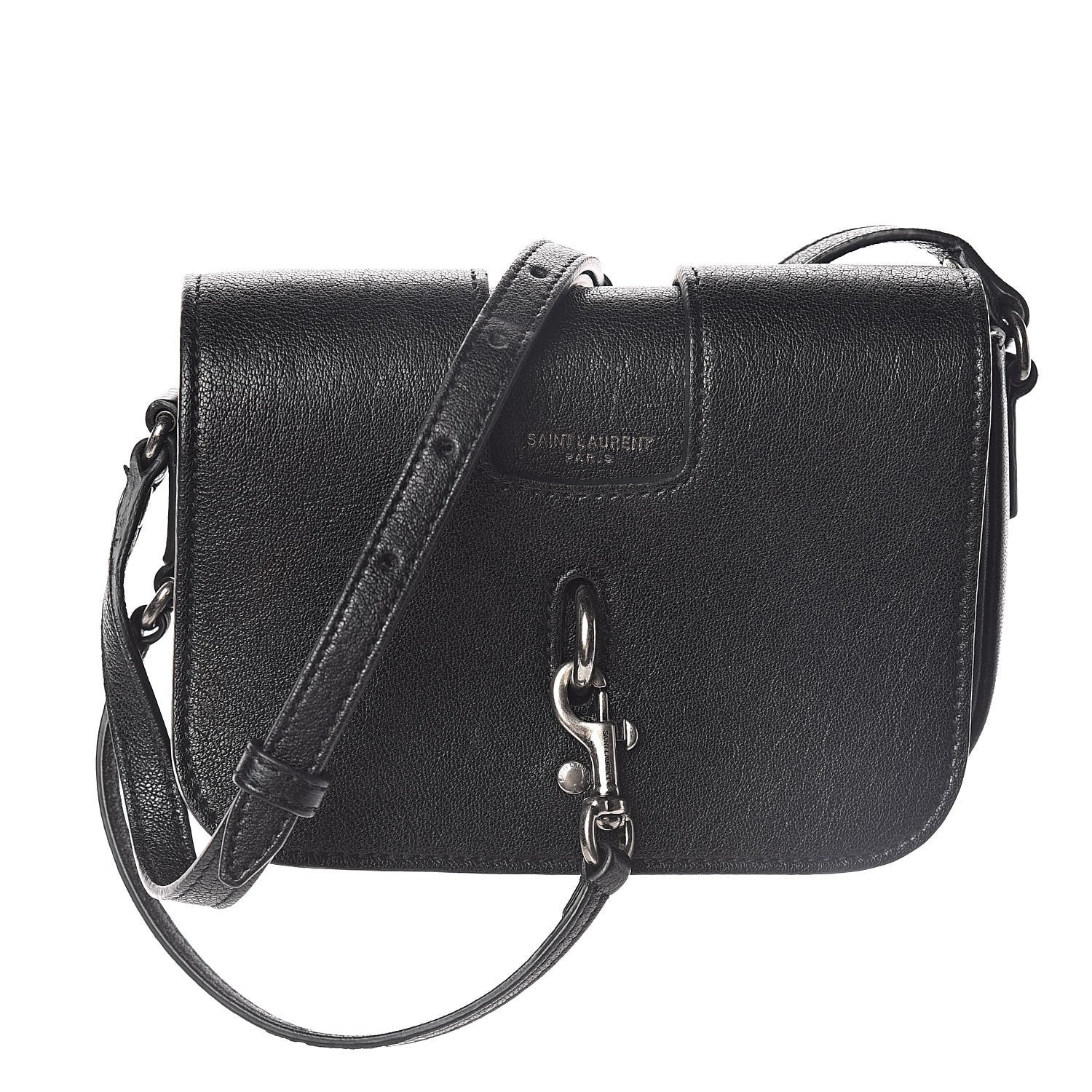 Saint Laurent Lambskin Toy Charlotte Messenger Bag Black 1 of 10