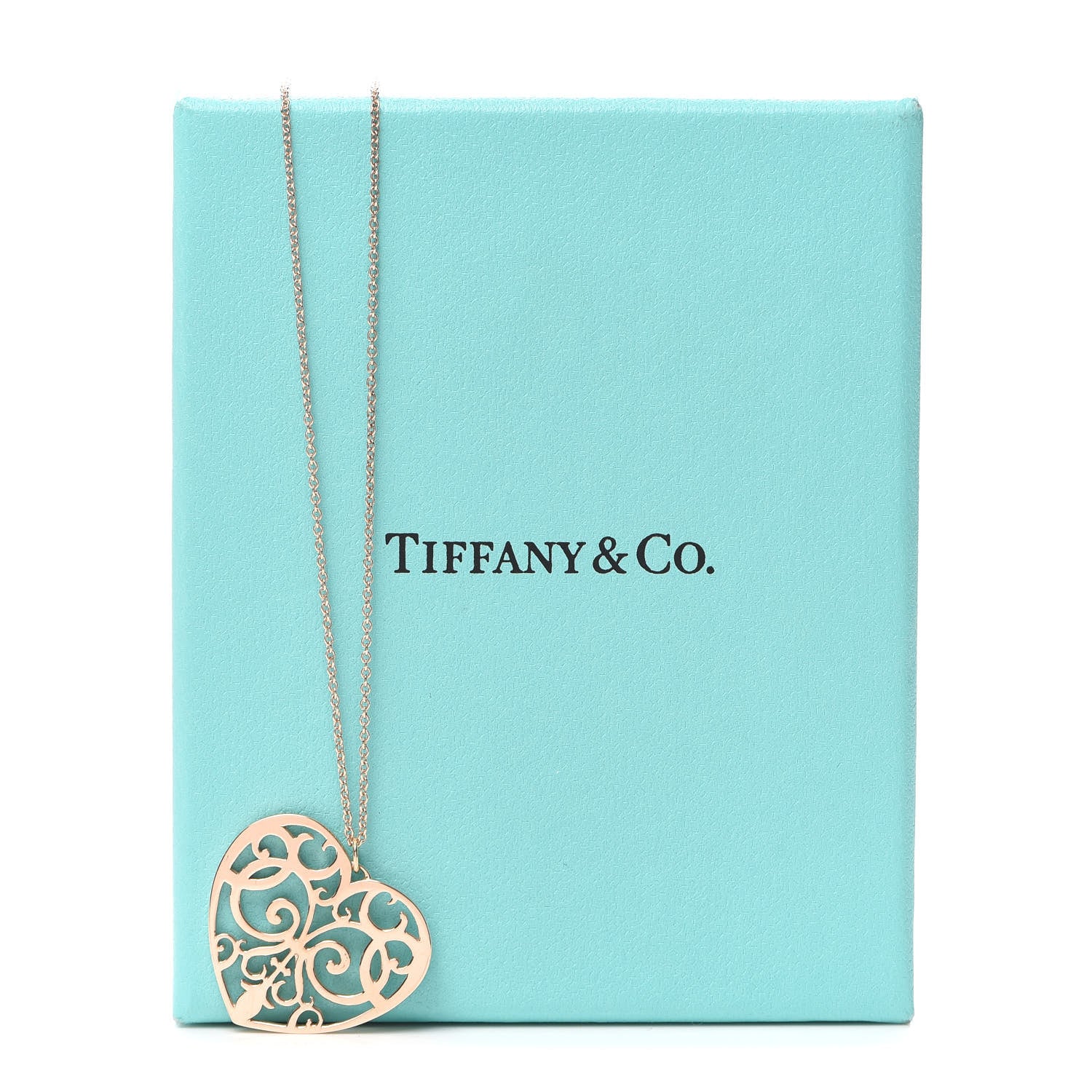 Tiffany Rubedo Large Enchant Heart Pendant Necklace 6 of 6