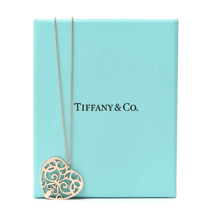 Tiffany Rubedo Large Enchant Heart Pendant Necklace 6 of 6