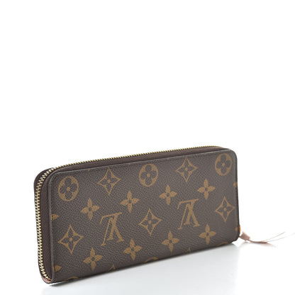 Louis Vuitton Monogram Clemence Wallet Rose Ballerine 3 of 9