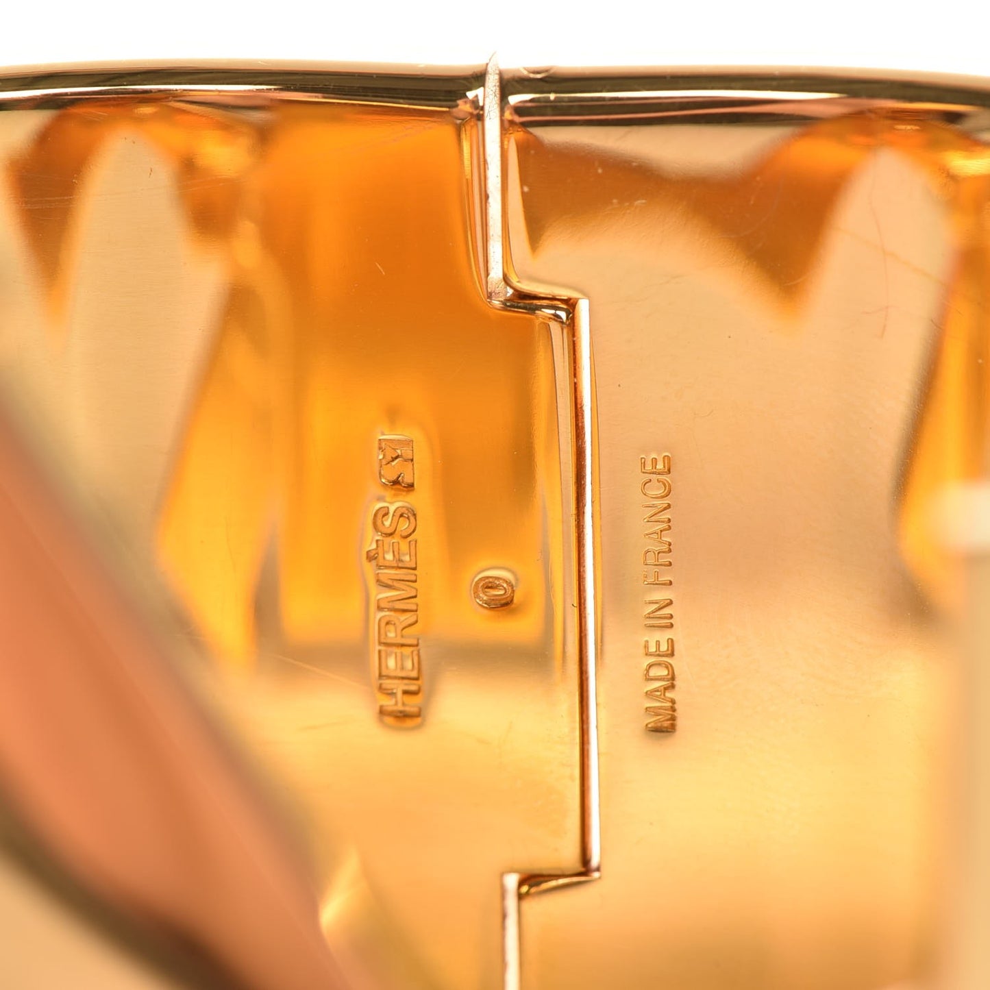 Enamel Extra Wide Clic Clac H Bracelet PM Pourpre