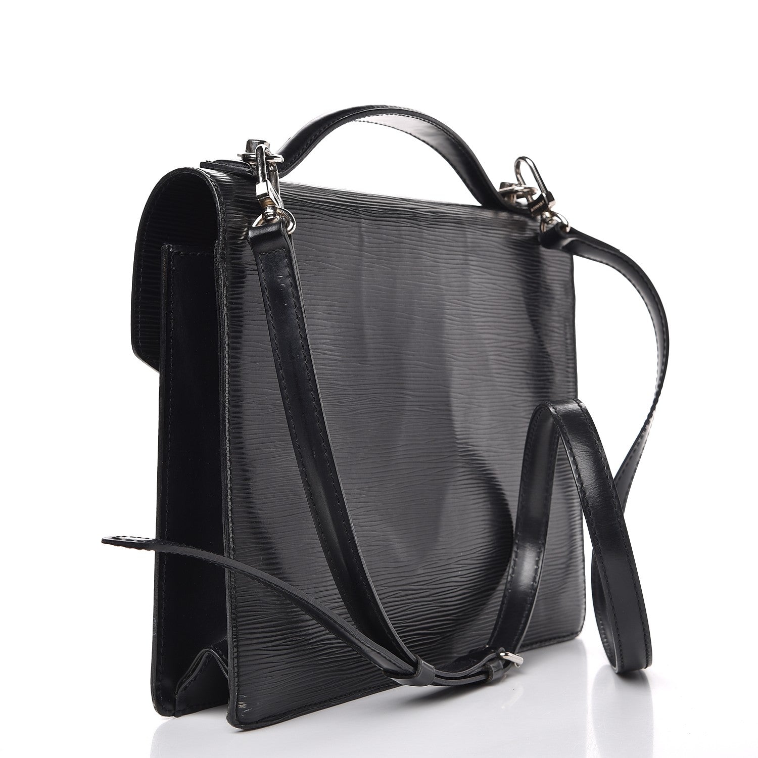 Louis Vuitton Epi Monceau Black 3 of 8