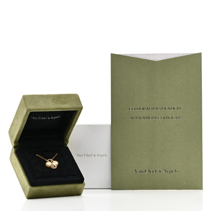 Van Cleef & Arpels 18K Yellow Gold Guilloche Vintage Alhambra Pendant Necklace 6 of 6