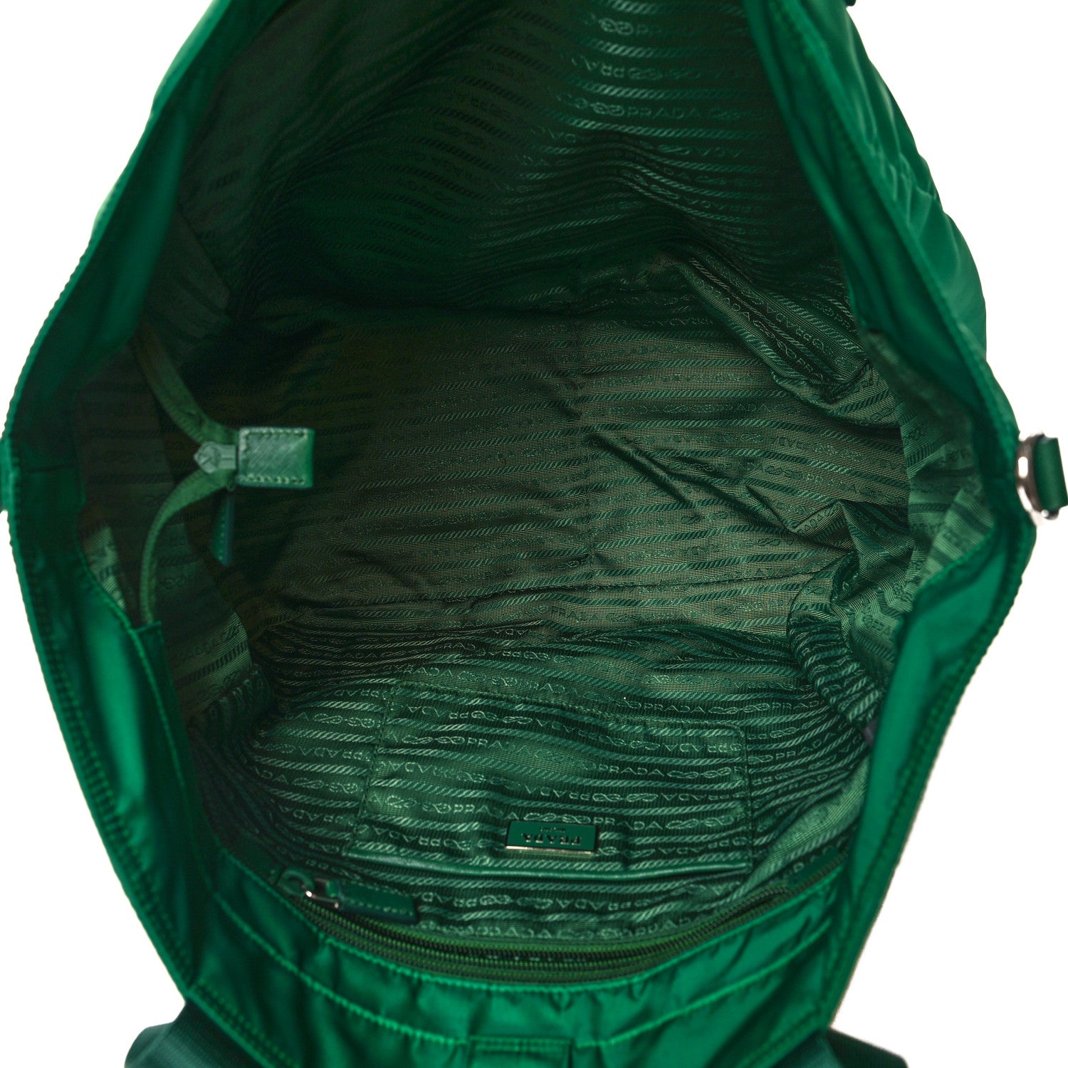 Prada Tessuto Nylon Shopping Tote Oleandro 5 of 12