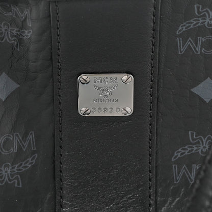 MCM Visetos Small Liz Reversible Shopper Tote Black 10 of 16