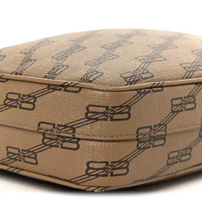 Balenciaga Coated Canvas BB Monogram Medium Signature Camera Bag Beige Brown 9 of 11