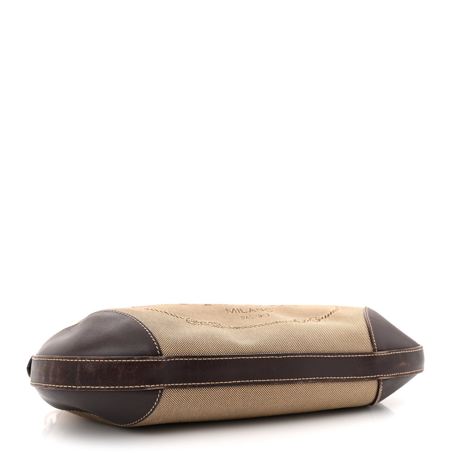 Prada Jacquard Logo Hobo Corda Bruciato 4 of 17