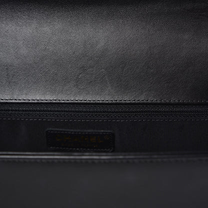 Chanel Lambskin Quilted New Medium Boy Flap Black 9 of 10