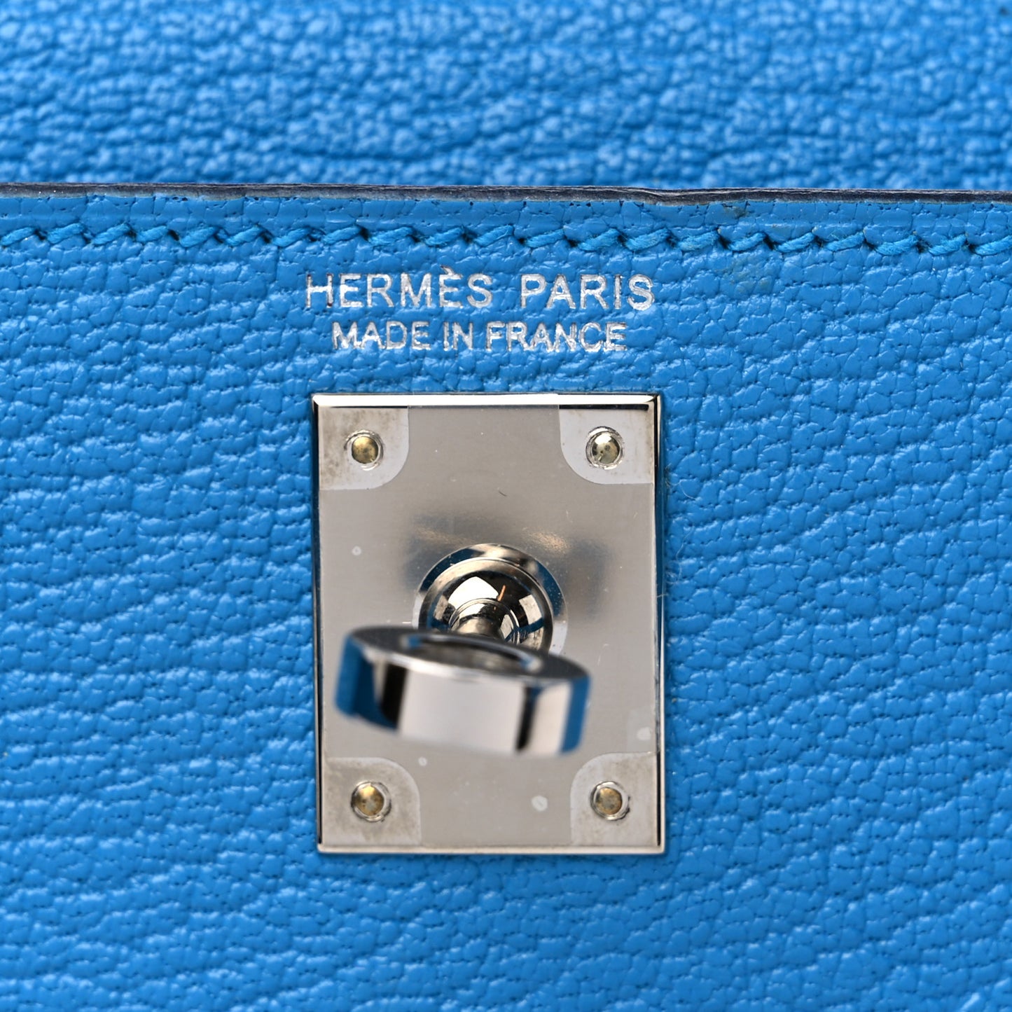 Chevre Mysore Mini Kelly Sellier 20 Bleu Hydra
