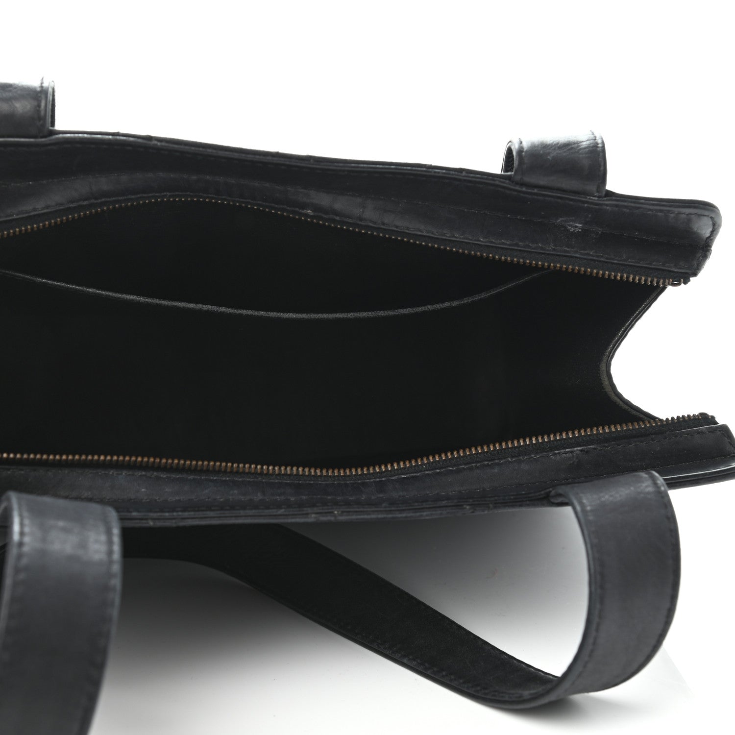 Chanel Lambskin Stitched Shoulder Bag Black 4 of 4