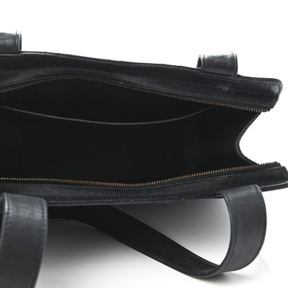 Chanel Lambskin Stitched Shoulder Bag Black 4 of 4