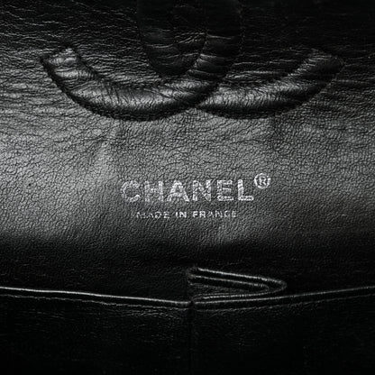 Chanel Patent Quilted Medium Double Flap Black 6 of 14