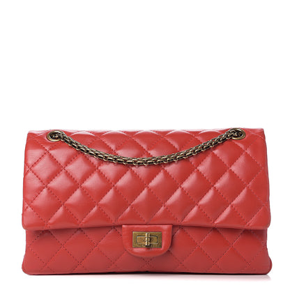 Chanel Lambskin Quilted 2.55 Reissue 226 Flap Red 1 of 17