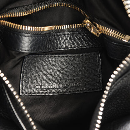Alexander Wang Soft Pebbled Lambskin Rocco Black Pale Gold Hardware 6 of 7