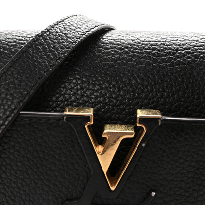 Louis Vuitton Taurillon Capucines BB Black 7 of 9