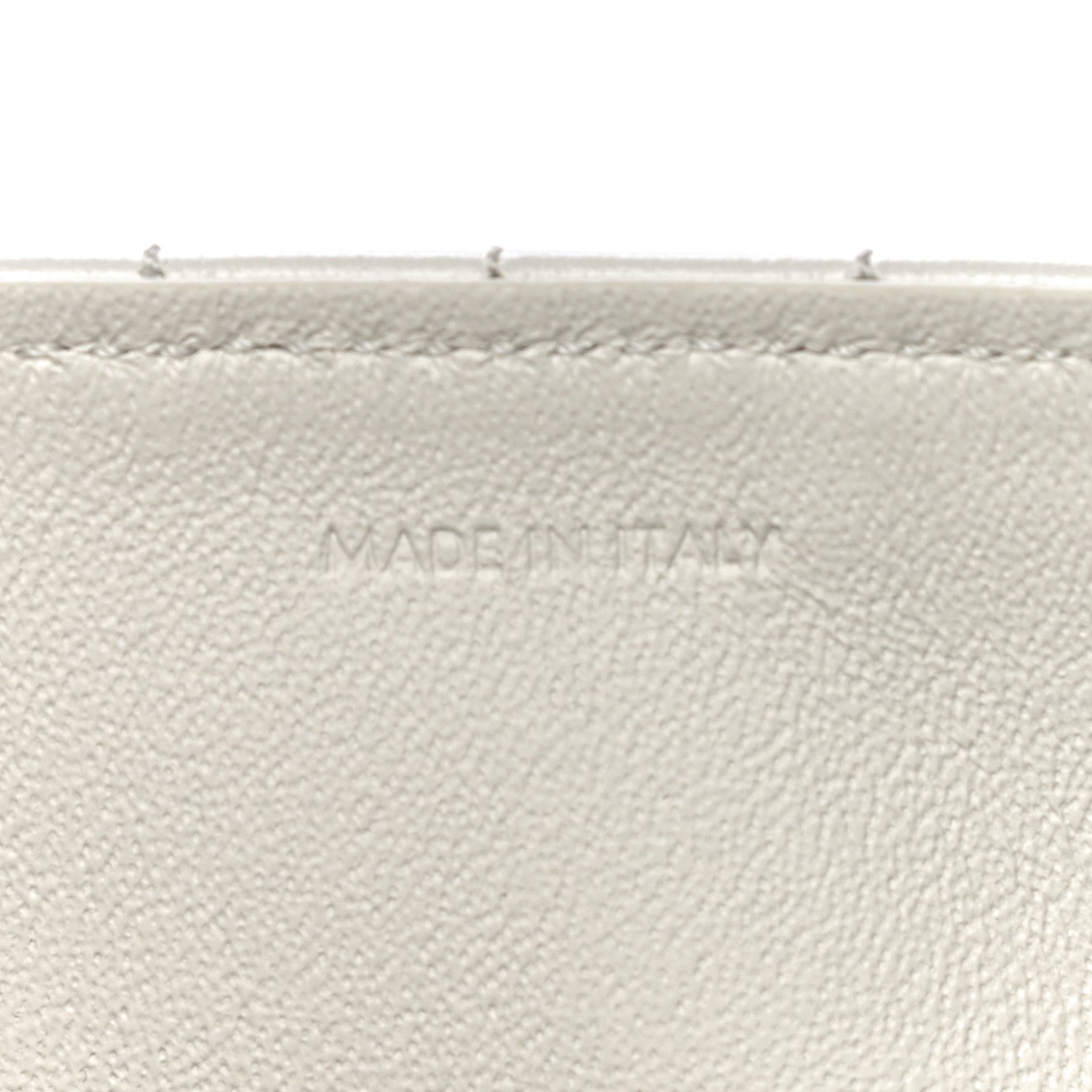 Celine Calfskin Quilted Medium C Bag White 10 of 14